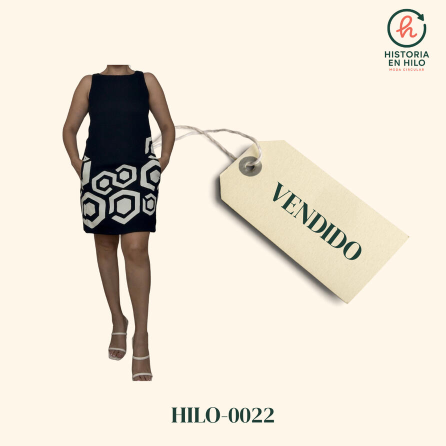 HILO-0022. Vestido corto tela gruesa_DESIGUAL